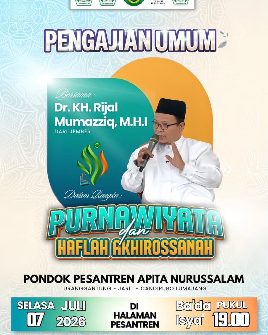 Pengajian Umum Purnawiyata Haflah Akhirussanah Pondok Pesantren Apita Nurussalam