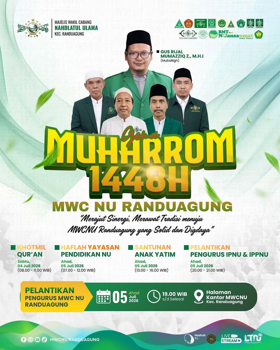 Pelantikan Pengurus MWC NU Randuagung