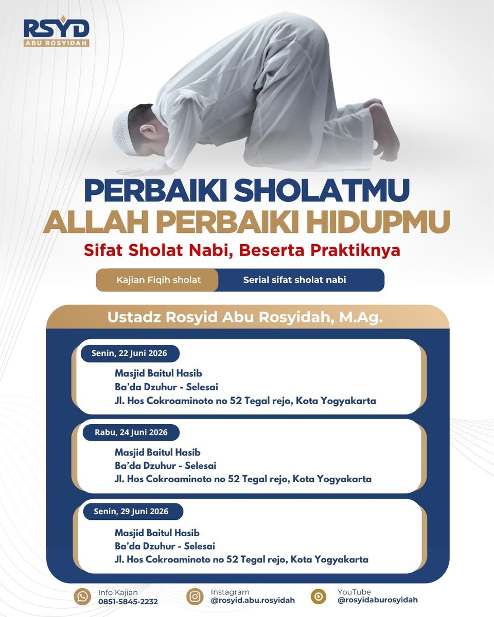 Sifat Shalat Nabi ﷺ beserta praktiknya