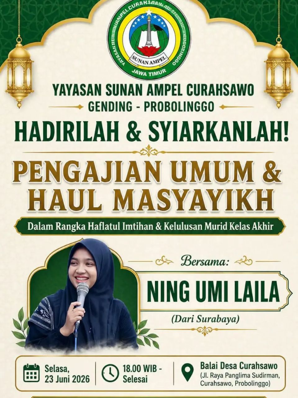 Pengajian Umum & Haul Masyayikh