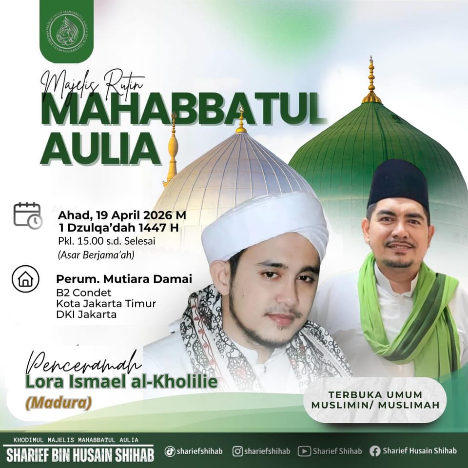 Majelis Rutin Mahabbatul Aulia