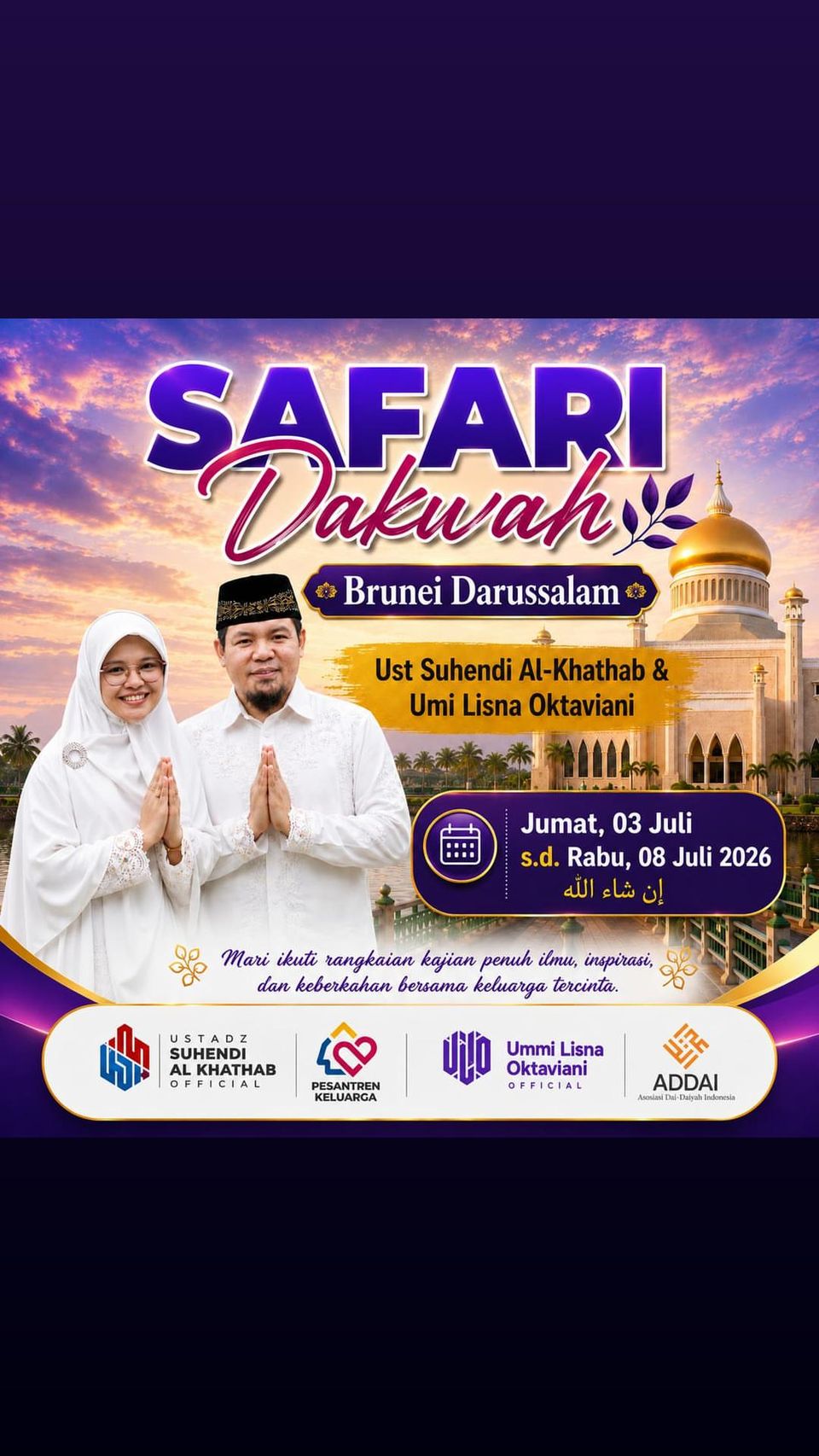 Rangkaian kajian penuh ilmu, inspirasi, dan keberkahan