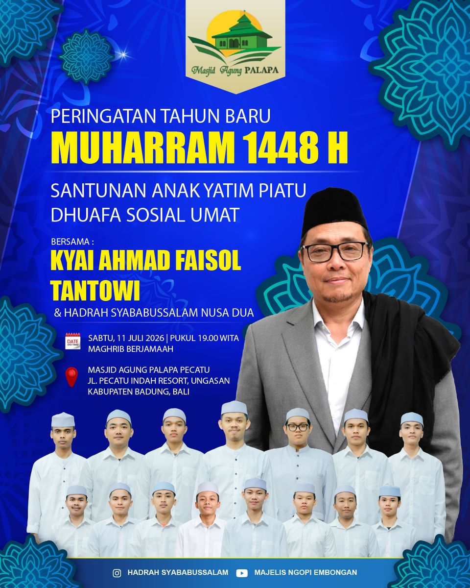 Peringatan Tahun Baru Islam 1448 H & Santunan Anak Yatim Piatu & Dhuafa