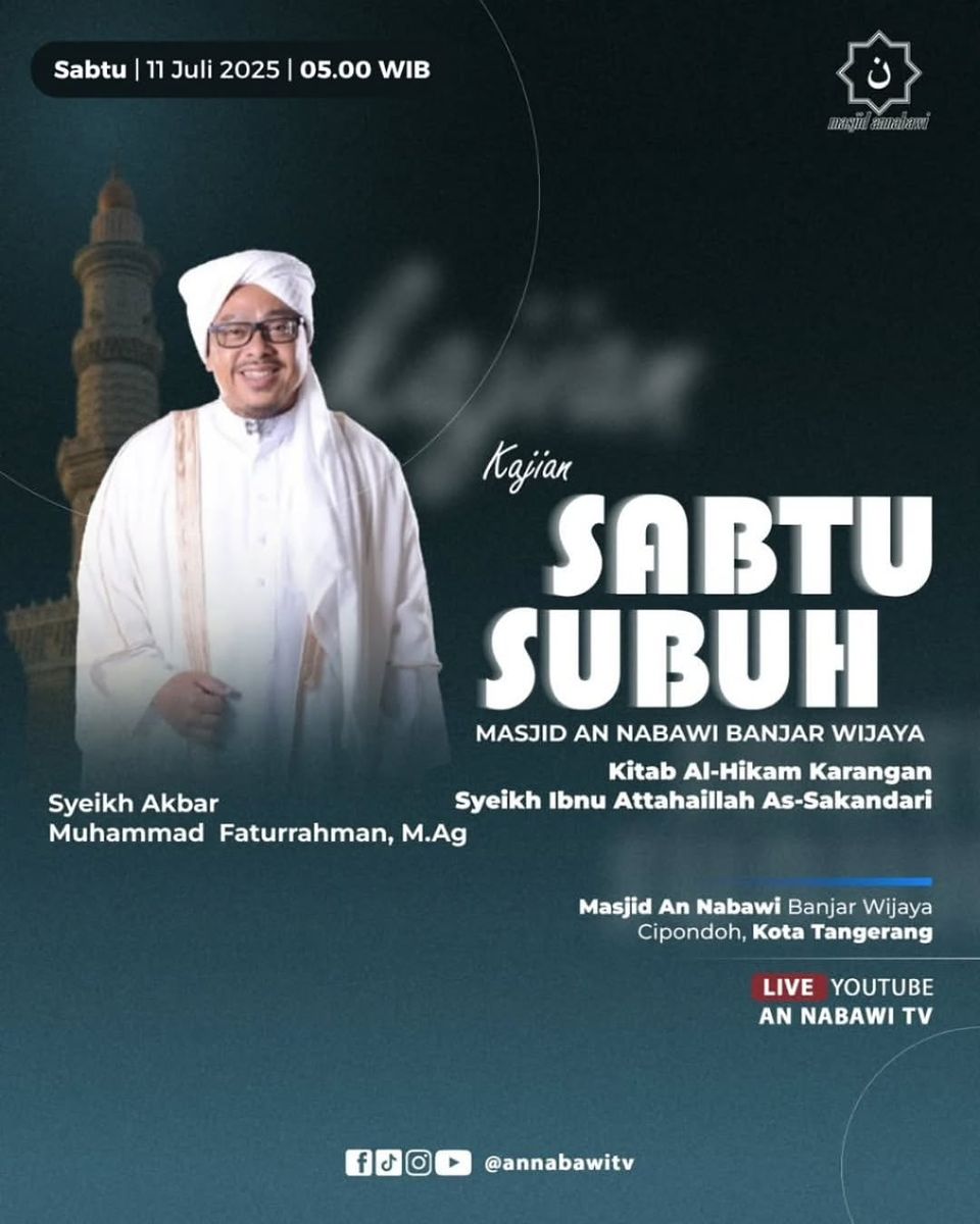KSS (Kajian Sabtu Subuh) - Kitab Al Hikam
