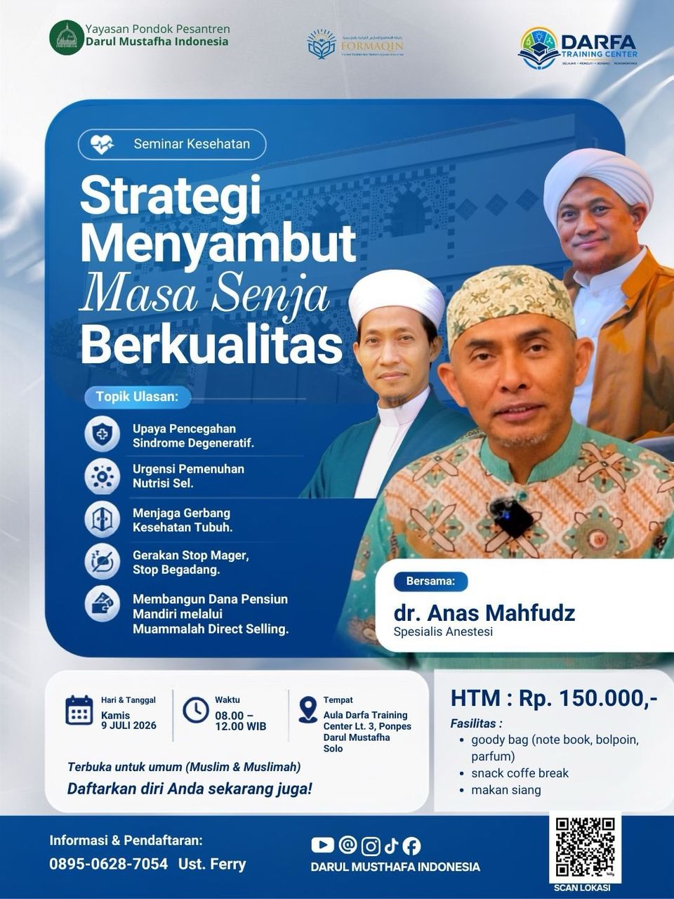 Seminar Kesehatan Strategi Menyambut Masa Senja Berkualitas
