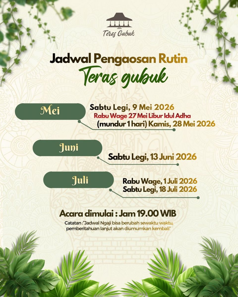 Ngaji Syahdu Teras Gubuk - Kitab Irsyadul ‘ibad