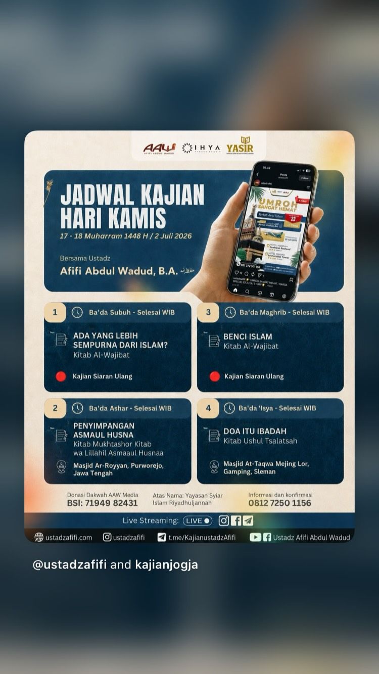 Ada yang lebih benci Islam sempurna dari Islam?