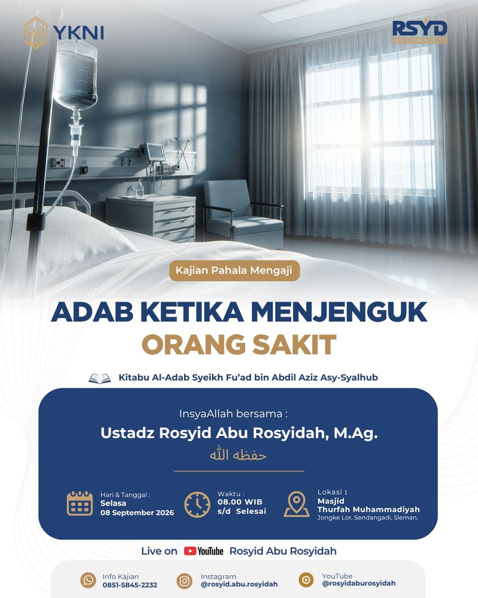 Adab Ketika Menjenguk Orang Sakit