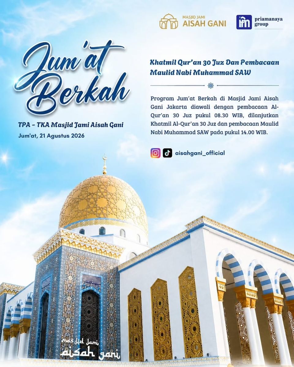 Program Jum’at Berkah (Khatmil Qur’an dan Pembacaan Maulid Nabi Muhammad SAW)