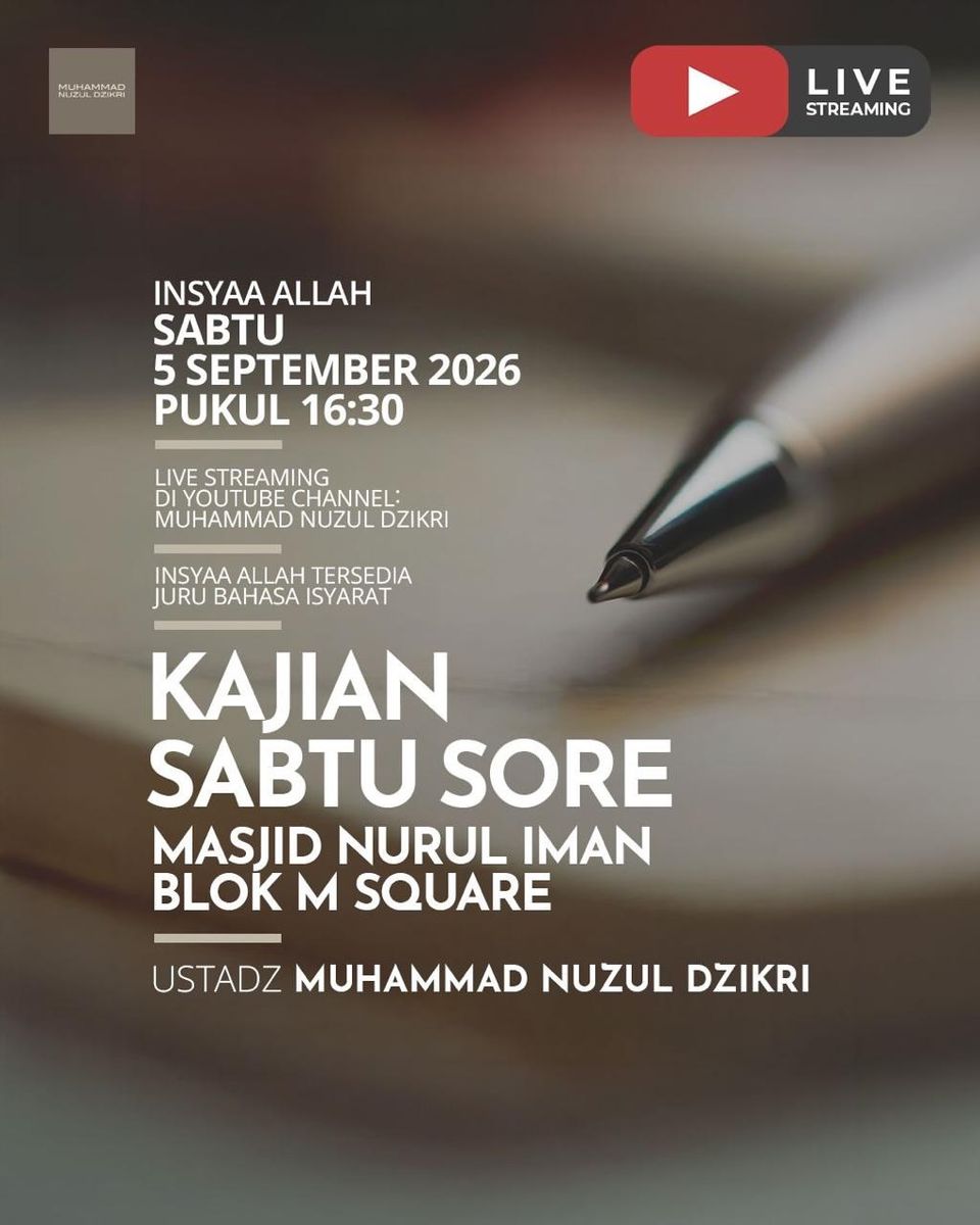 Kajian Sabtu Sore