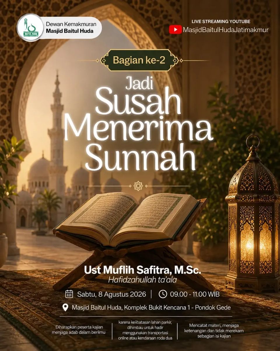 JADI SUSAH MENERIMA SUNNAH bagian ke-2