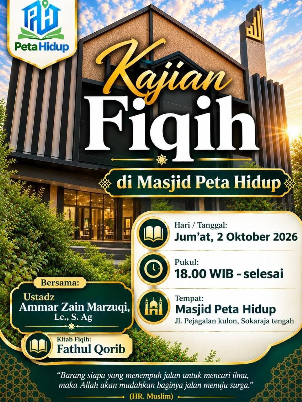 Kajian Fiqih Kitab Fathul Qorib