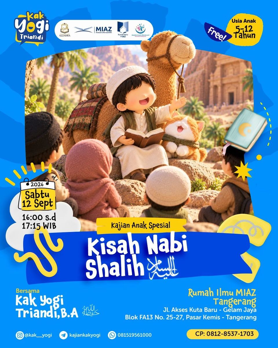 Kajian Anak Spesial Kisah Nabi Shalih