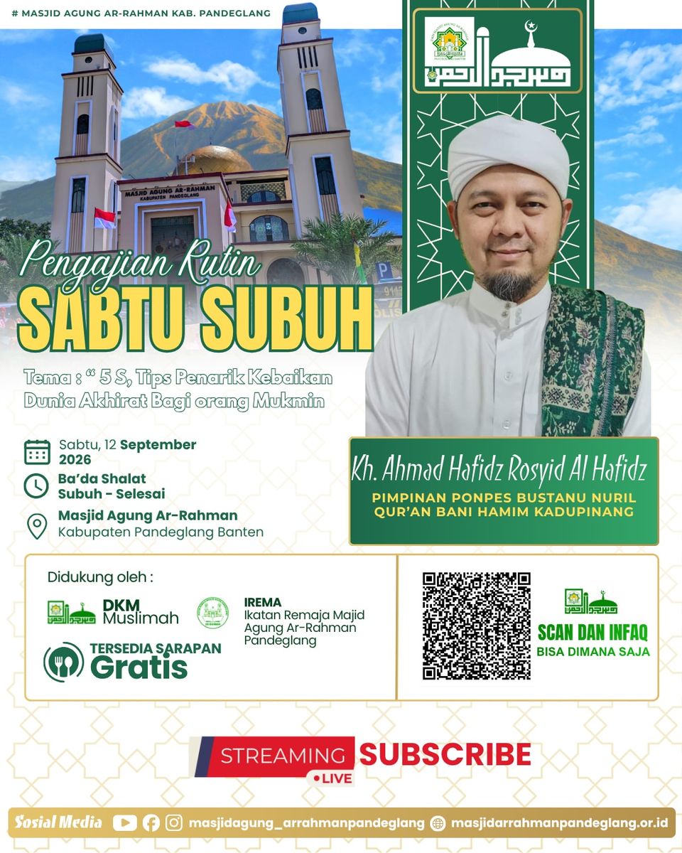 5 S, Tips Penarik Kebaikan Dunia Akhirat Bagi orang Mukmin