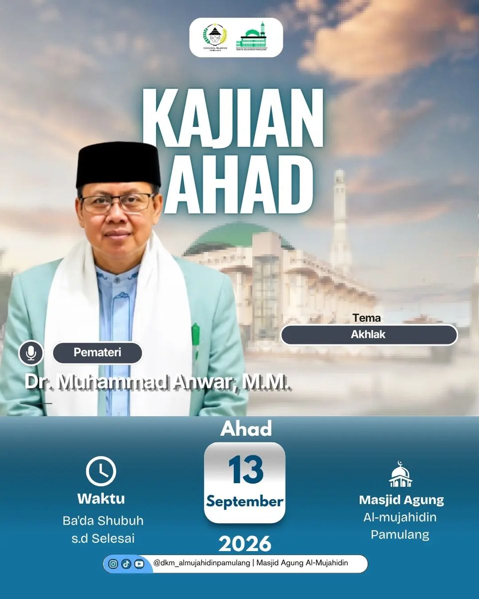 Kajian Ahad Shubuh: Akhlak