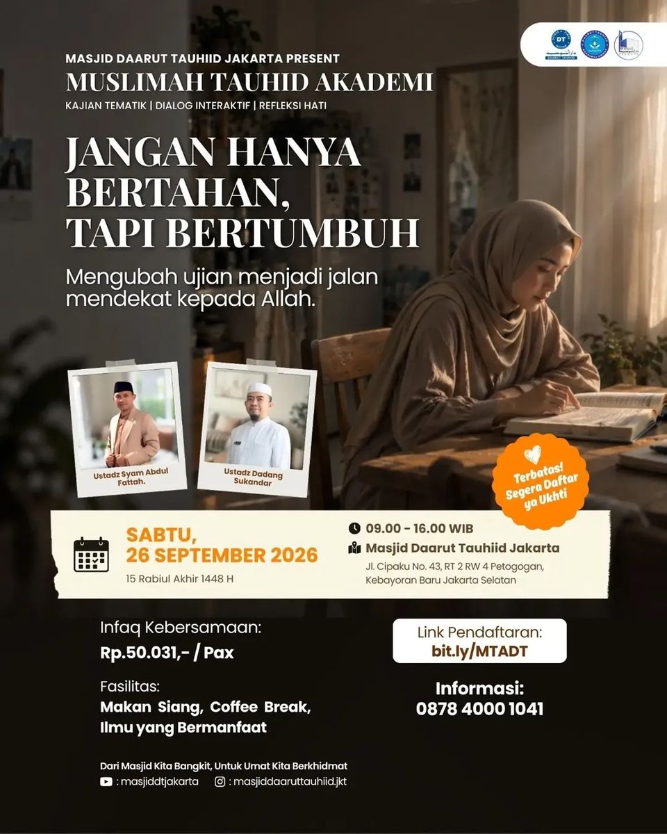 Muslimah Tauhid Akademi: Jangan Hanya Bertahan, Tapi Bertumbuh