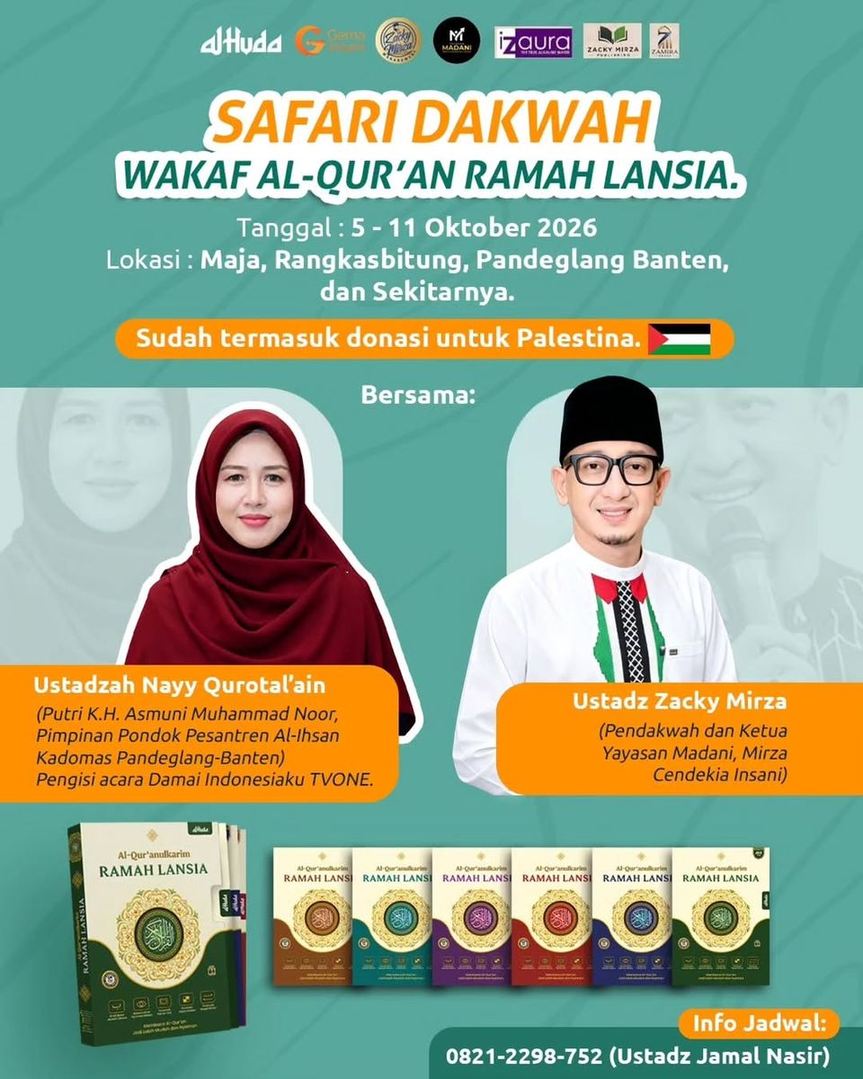 Safari Dakwah & Wakaf Al-Qur’an Ramah Lansia