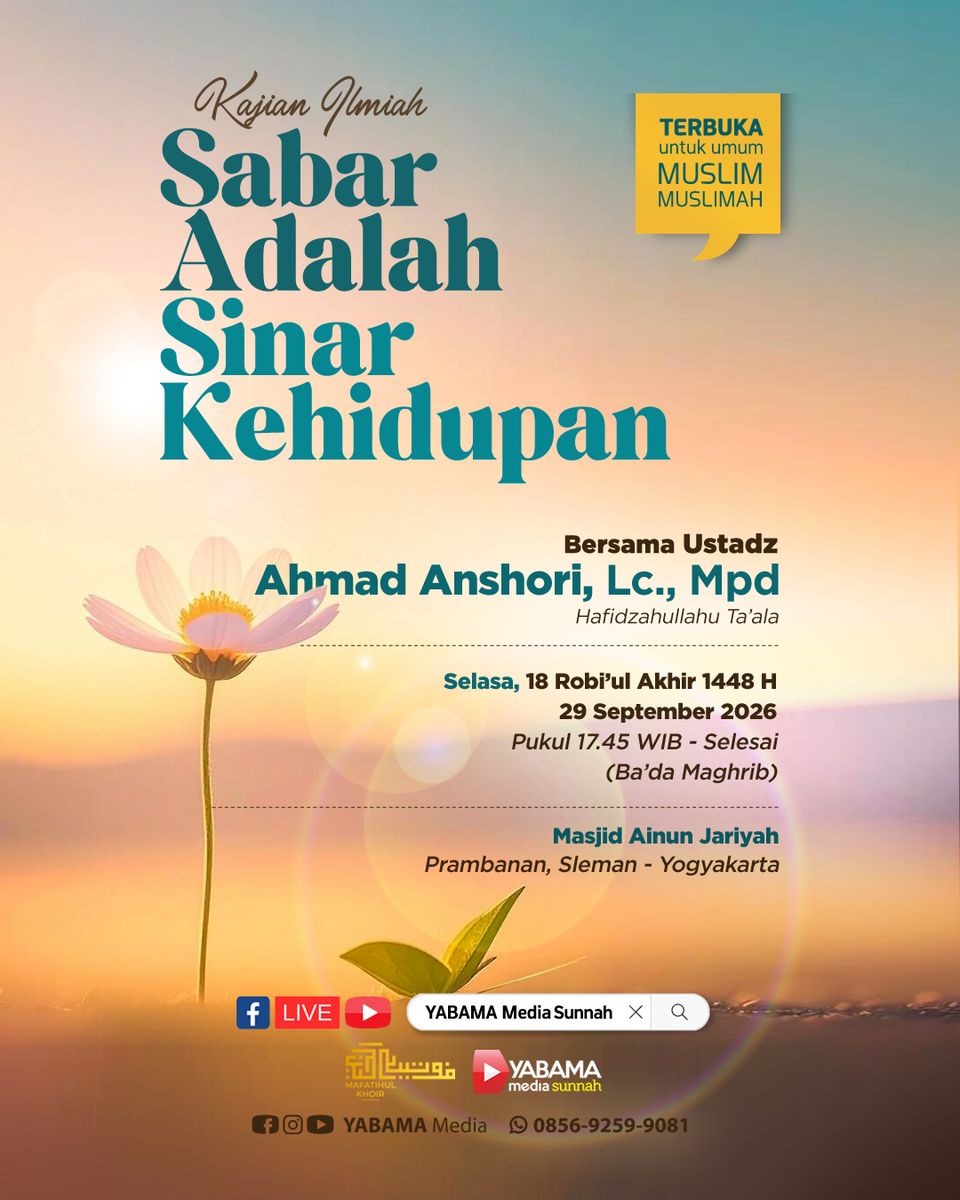 SABAR ADALAH SINAR KEHIDUPAN