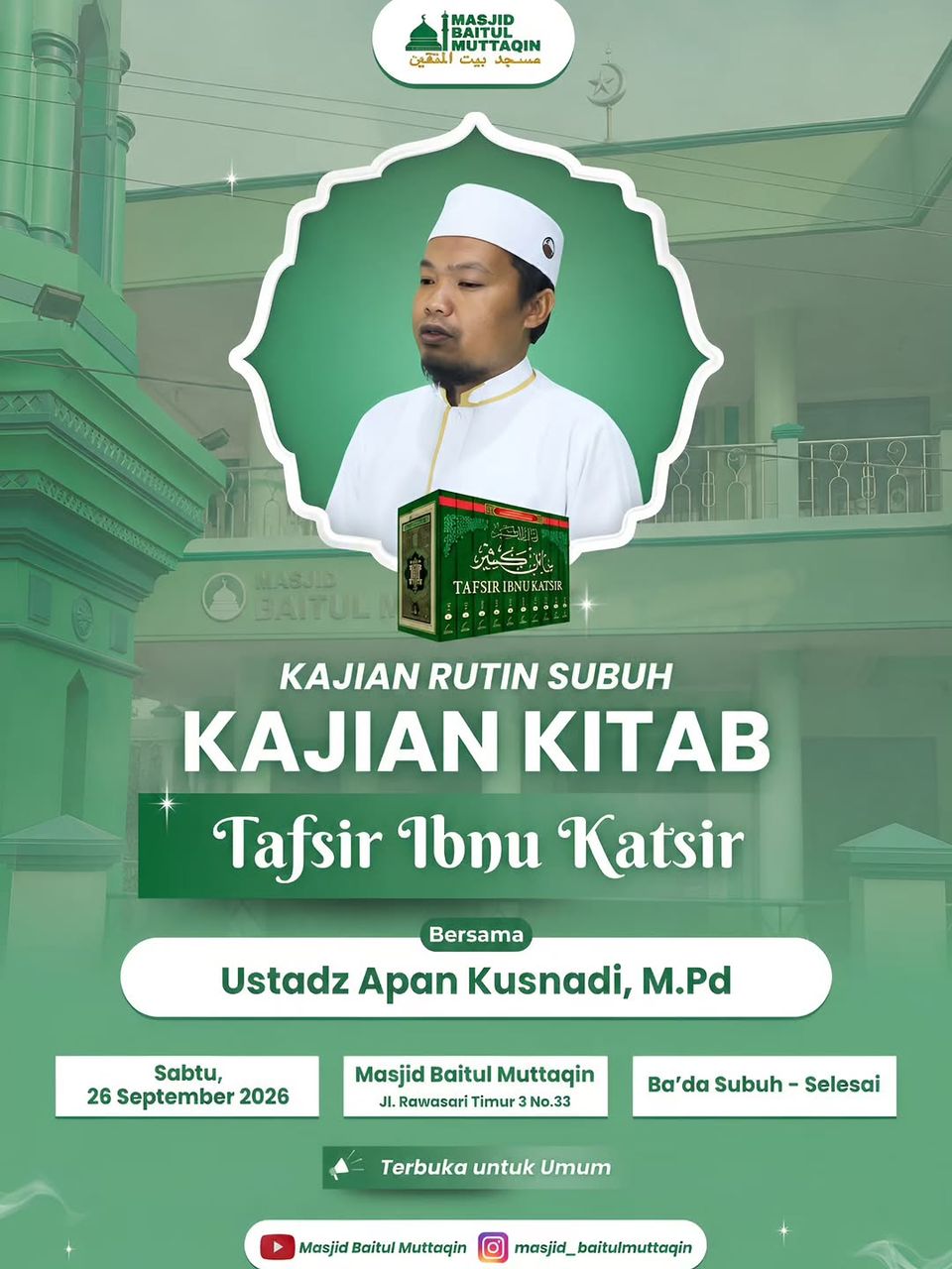 Kajian Tafsir (Kitab Tafsir Ibnu Katsir)