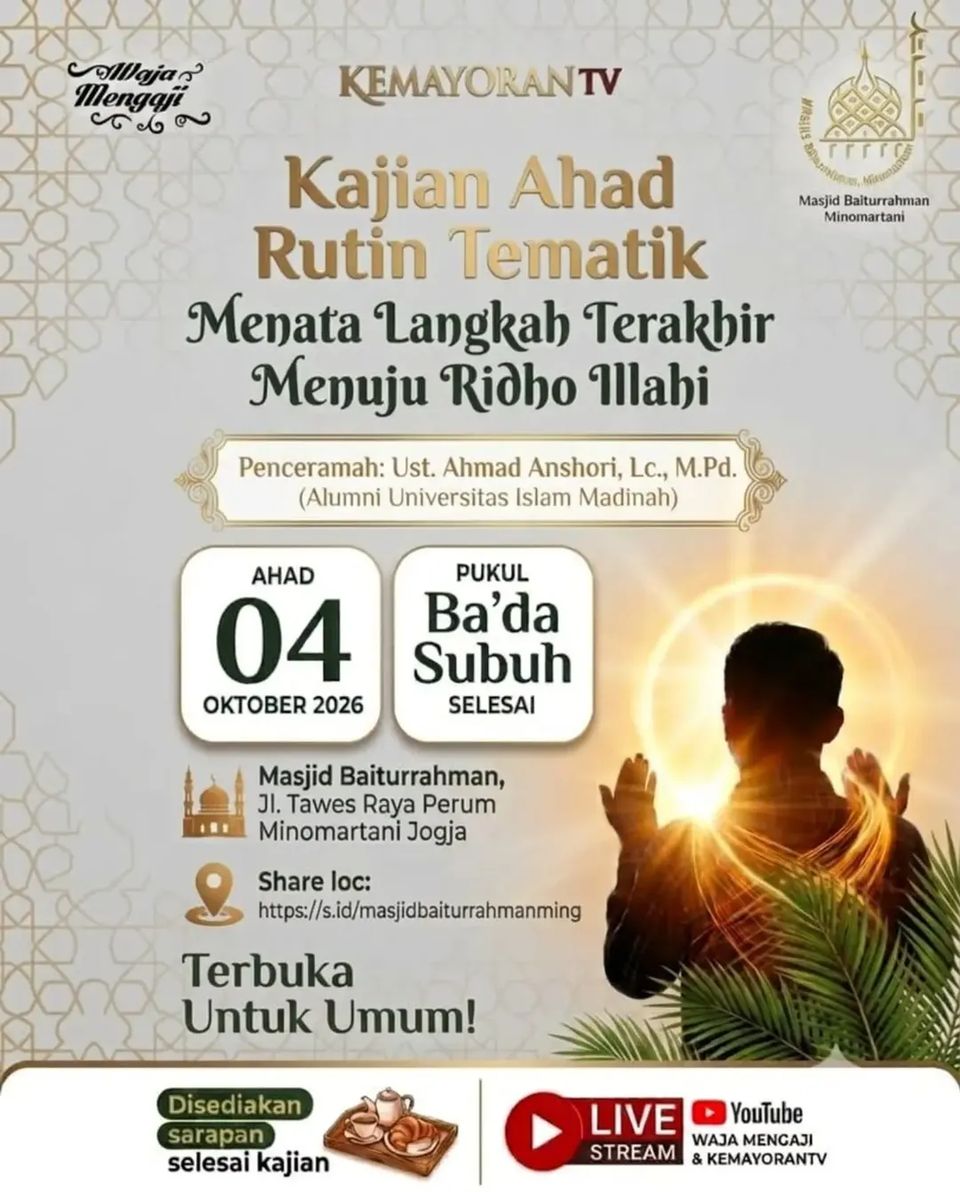 Menata Langkah Terakhir Menuju Ridho Illahi
