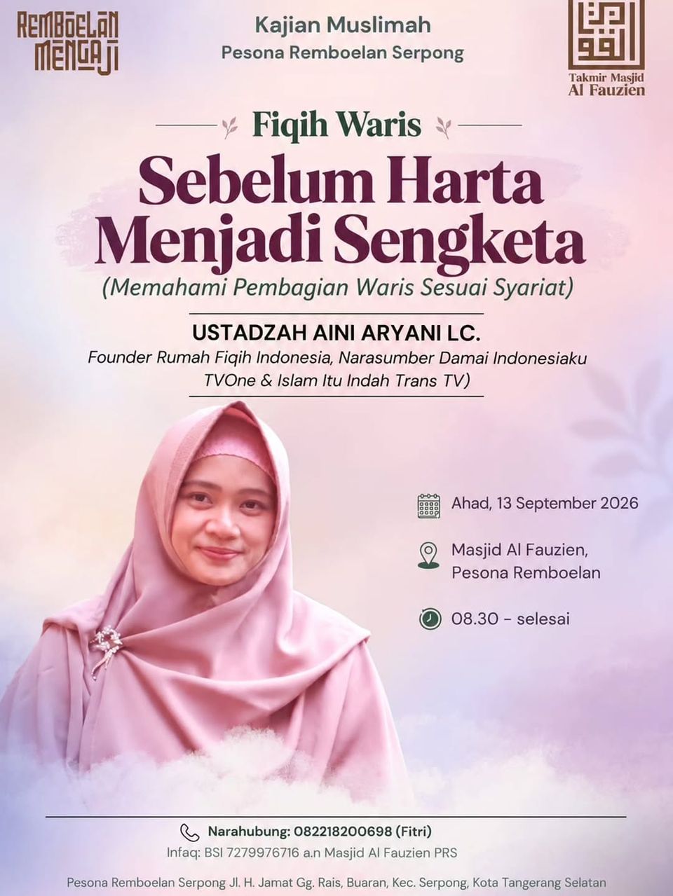 Fiqih Waris: Sebelum Harta Menjadi Sengketa