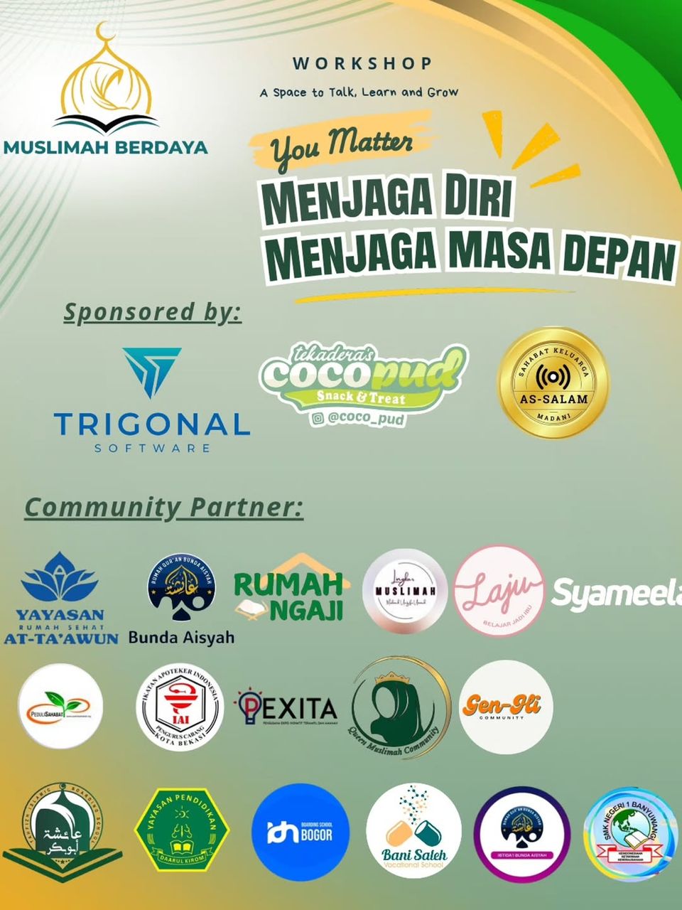 Workshop Muslimah Berdaya: A Space to Talk, Learn and Grow
