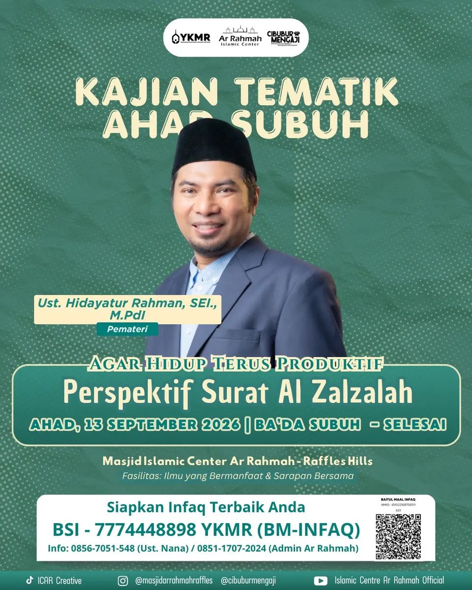 Agar Hidup terus Produktif: Perspektis Surat Al Zalzalah